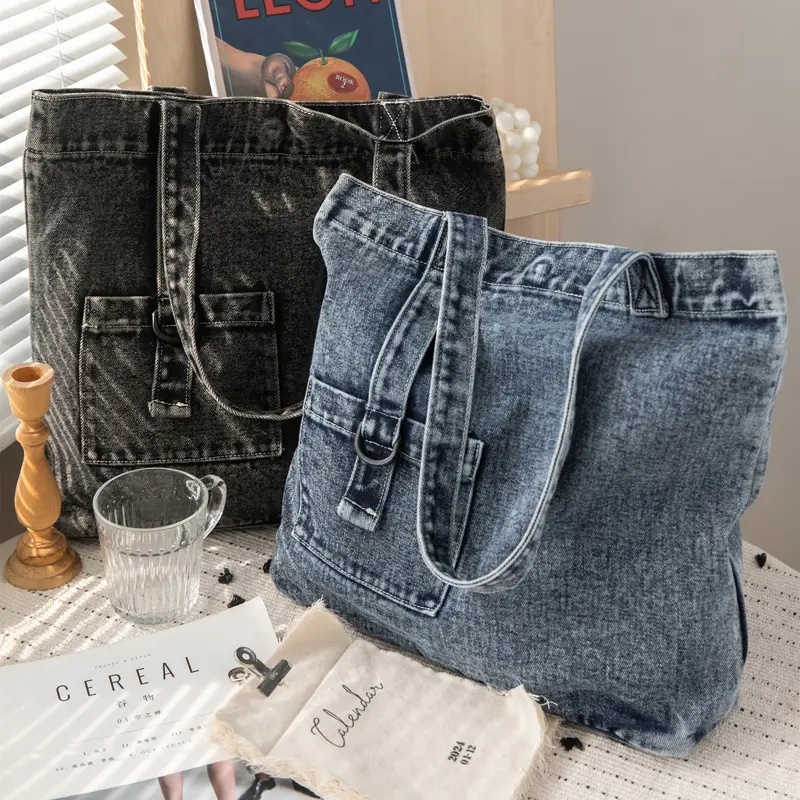 Denim Crossbody Bag for Women 2025 Casual Shopping - Image 6