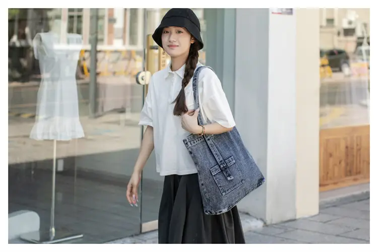 Denim Crossbody Bag for Women 2025 Casual Shopping — feature 34