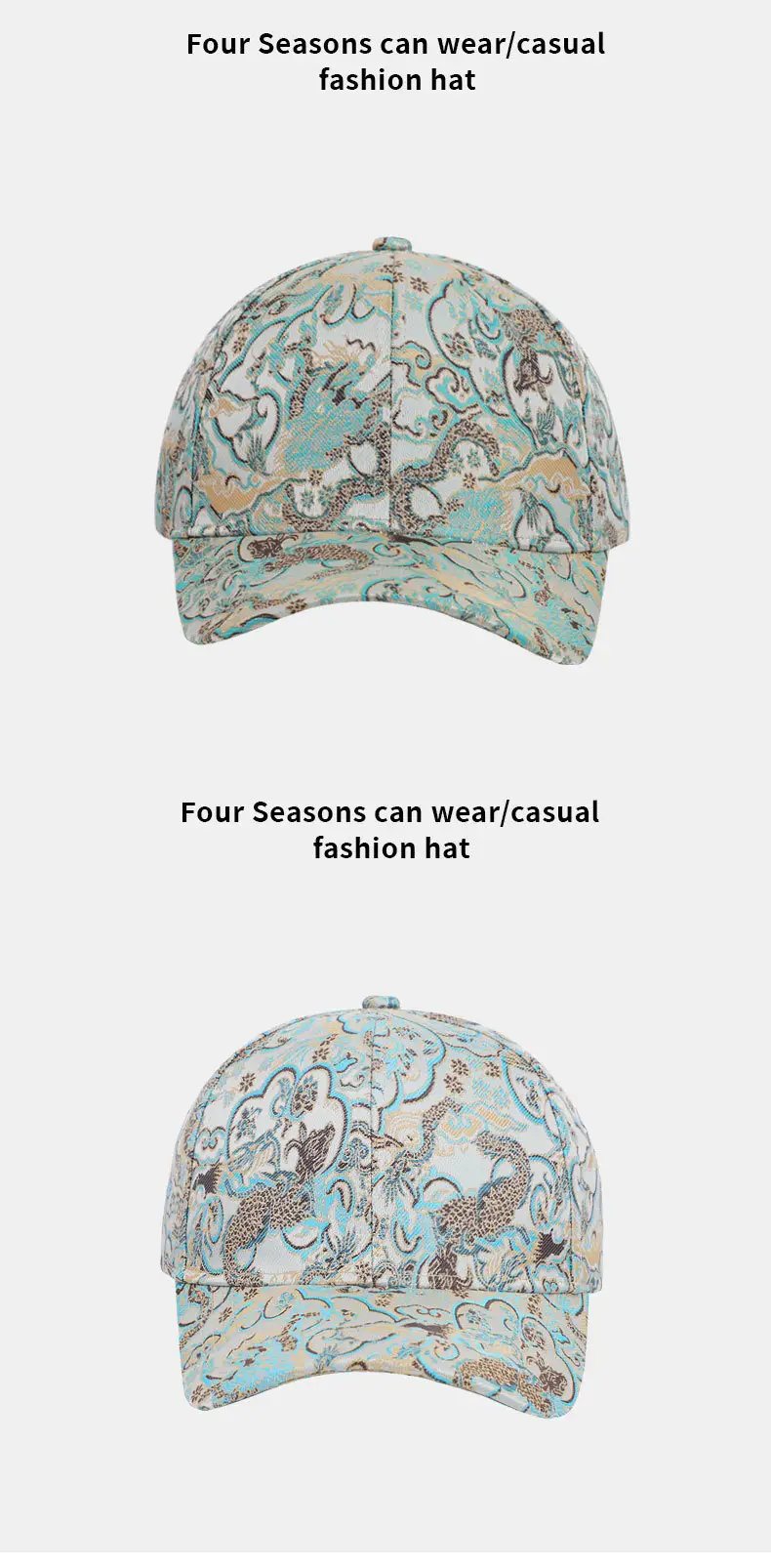 Foreign Trade Hat with Leopard Print for Men Women — feature 10
