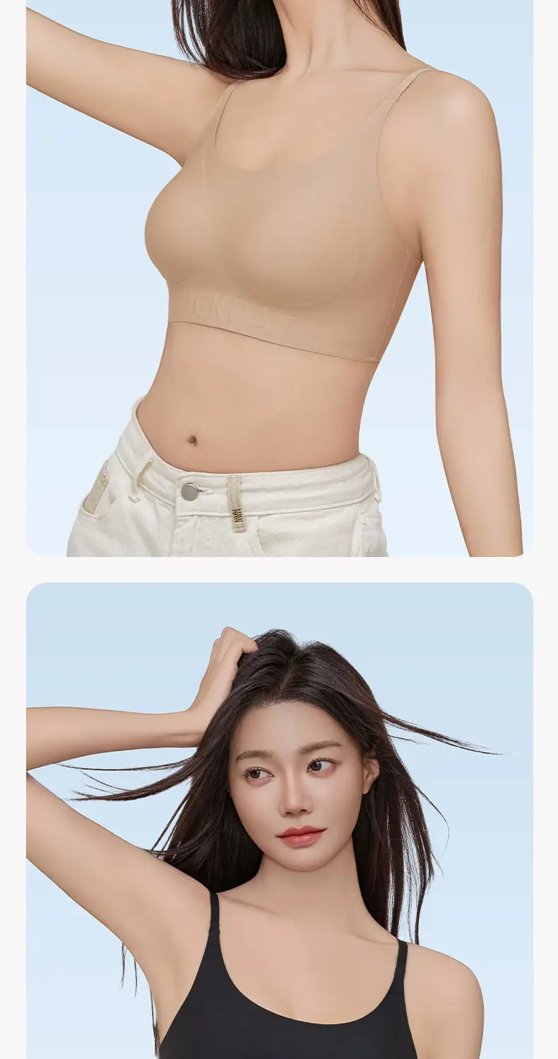 【Xing m Same Style】Foundation-Like Liquid Foundation with Seamless Underwear for Women, Thin Style, Small Chest Enhancement, Invisible Bra for Summer — feature 29