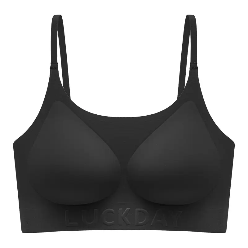 【Xing m Same Style】Foundation-Like Liquid Foundation with Seamless Underwear for Women, Thin Style, Small Chest Enhancement, Invisible Bra for Summer