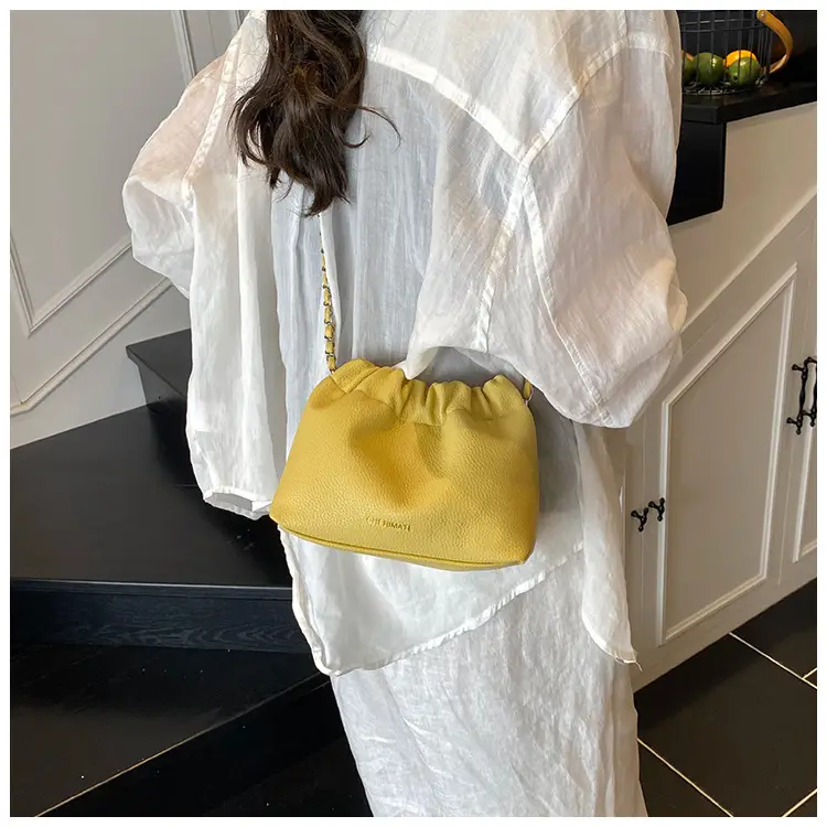2025 Spring New Lychee Pattern Cloud Chain Women's Shoulder Crossbody Bag — feature 15