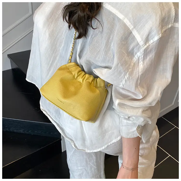 2025 Spring New Lychee Pattern Cloud Chain Women's Shoulder Crossbody Bag — feature 16