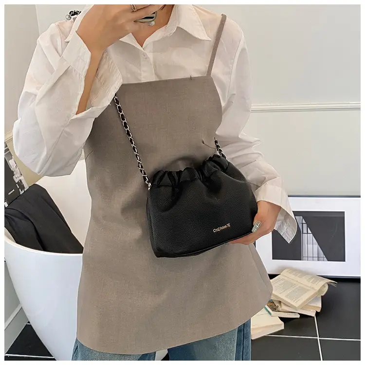 2025 Spring New Lychee Pattern Cloud Chain Women's Shoulder Crossbody Bag — feature 27