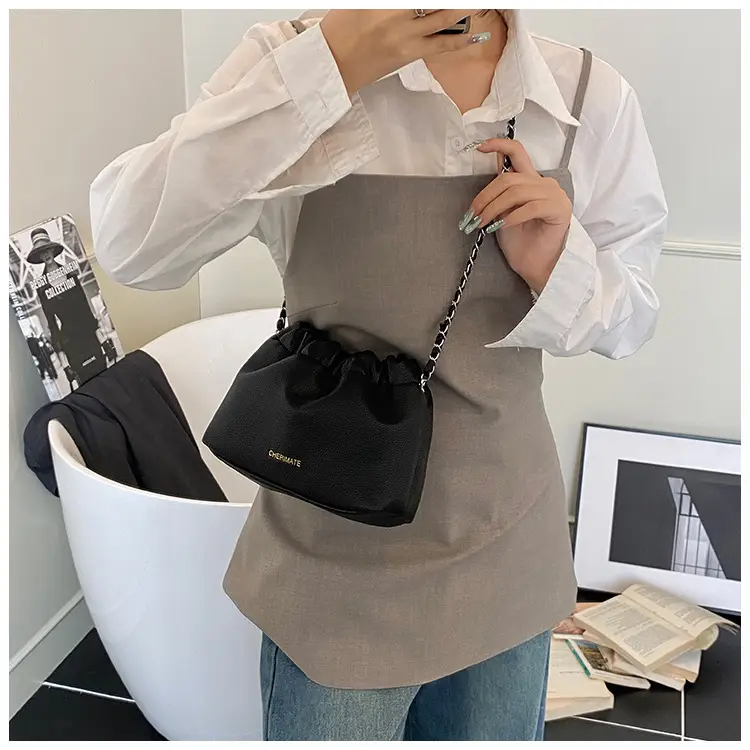 2025 Spring New Lychee Pattern Cloud Chain Women's Shoulder Crossbody Bag — feature 28