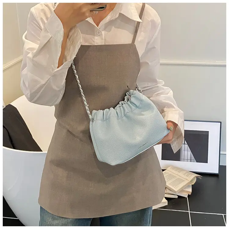 2025 Spring New Lychee Pattern Cloud Chain Women's Shoulder Crossbody Bag — feature 31