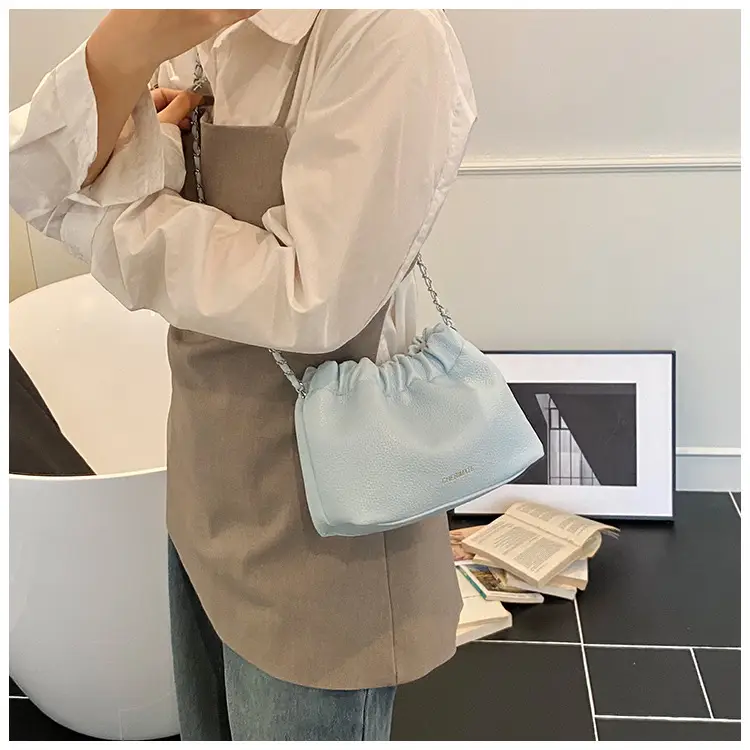 2025 Spring New Lychee Pattern Cloud Chain Women's Shoulder Crossbody Bag — feature 33