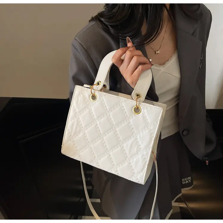 Pink Diamond Embroidery Shoulder Bag for Women — feature 18