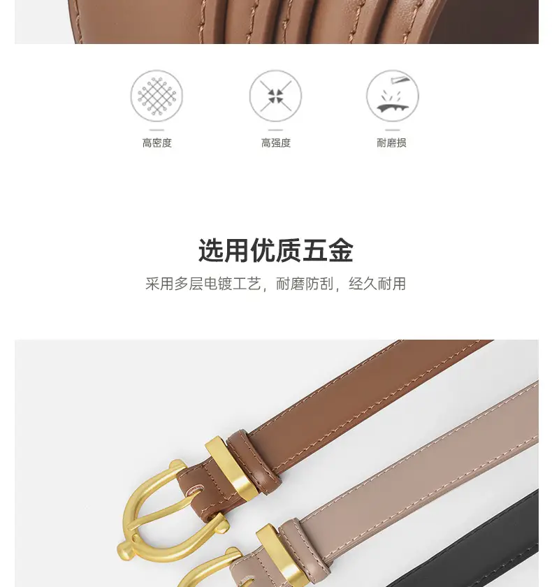 Gold Plated Women's Belt for Casual Wear — feature 6