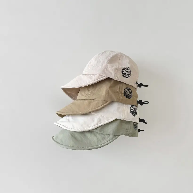 Yipan Baby Cap Sunshade Baseball Cap Beige - Image 5
