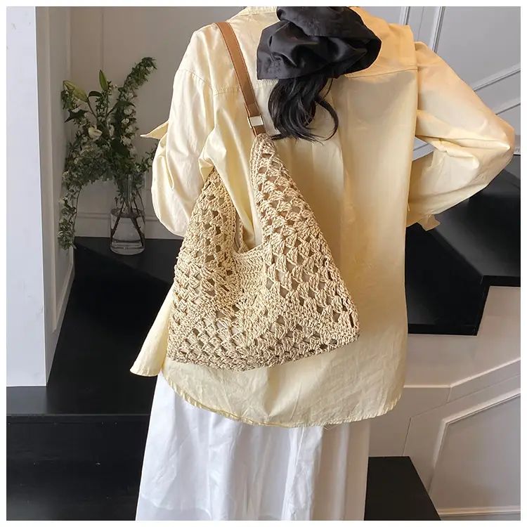 2025 Summer French Woven Straw Bag Large Capacity — feature 11
