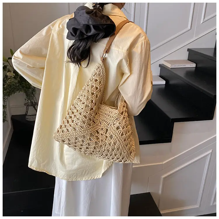 2025 Summer French Woven Straw Bag Large Capacity — feature 14
