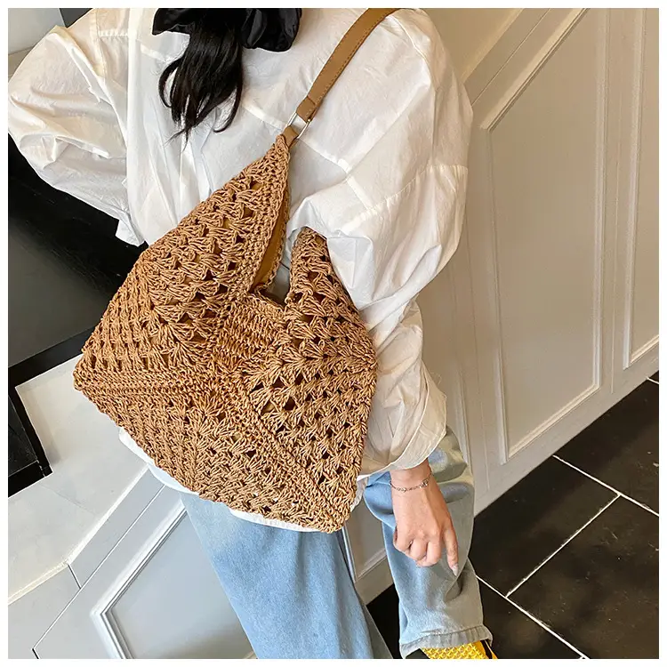 2025 Summer French Woven Straw Bag Large Capacity — feature 18
