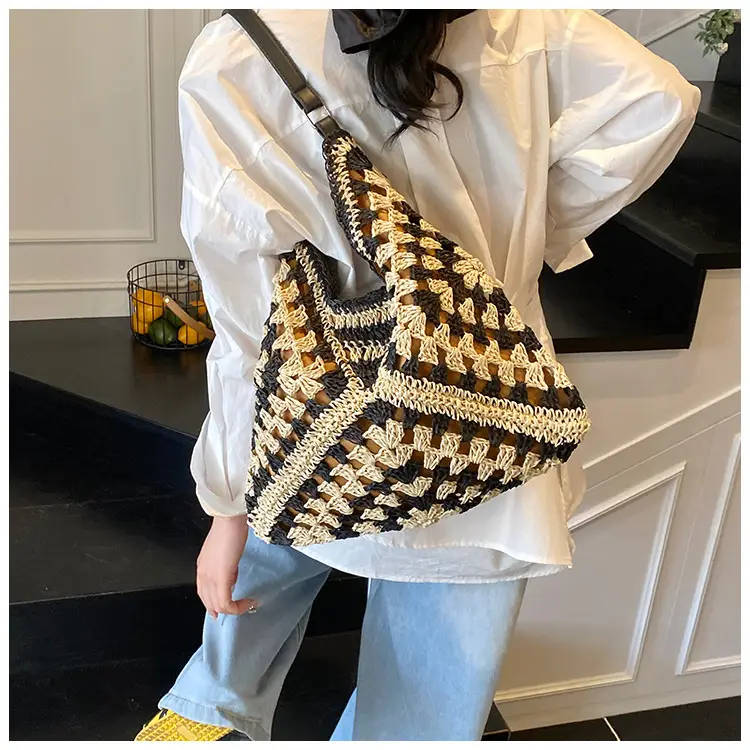 2025 Summer French Woven Straw Bag Large Capacity — feature 20