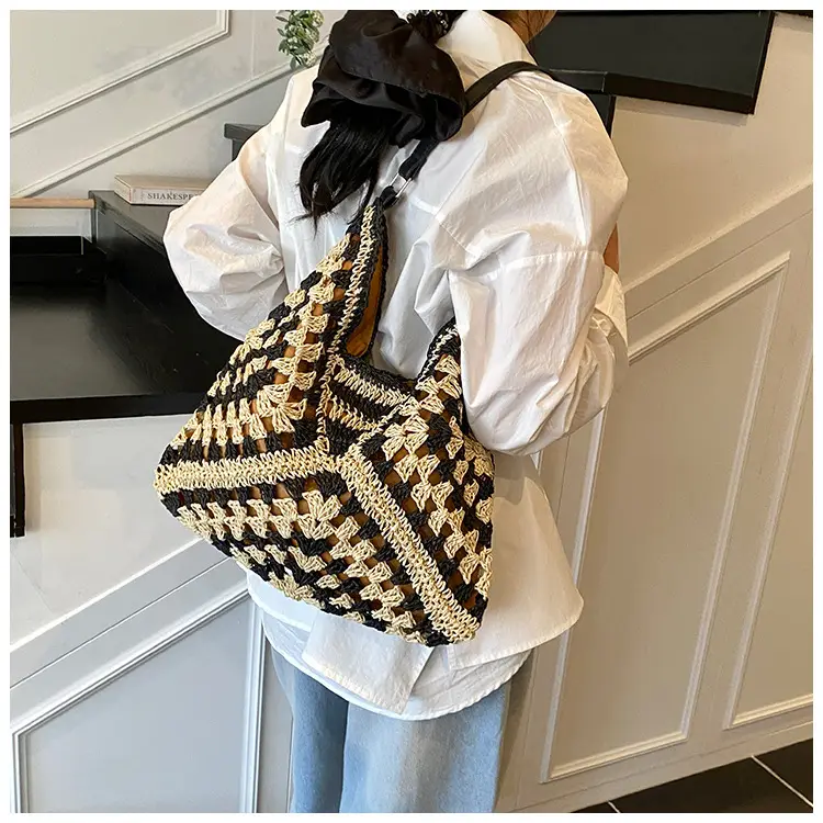 2025 Summer French Woven Straw Bag Large Capacity — feature 22