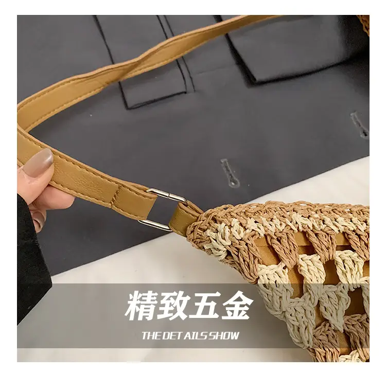 2025 Summer French Woven Straw Bag Large Capacity — feature 6