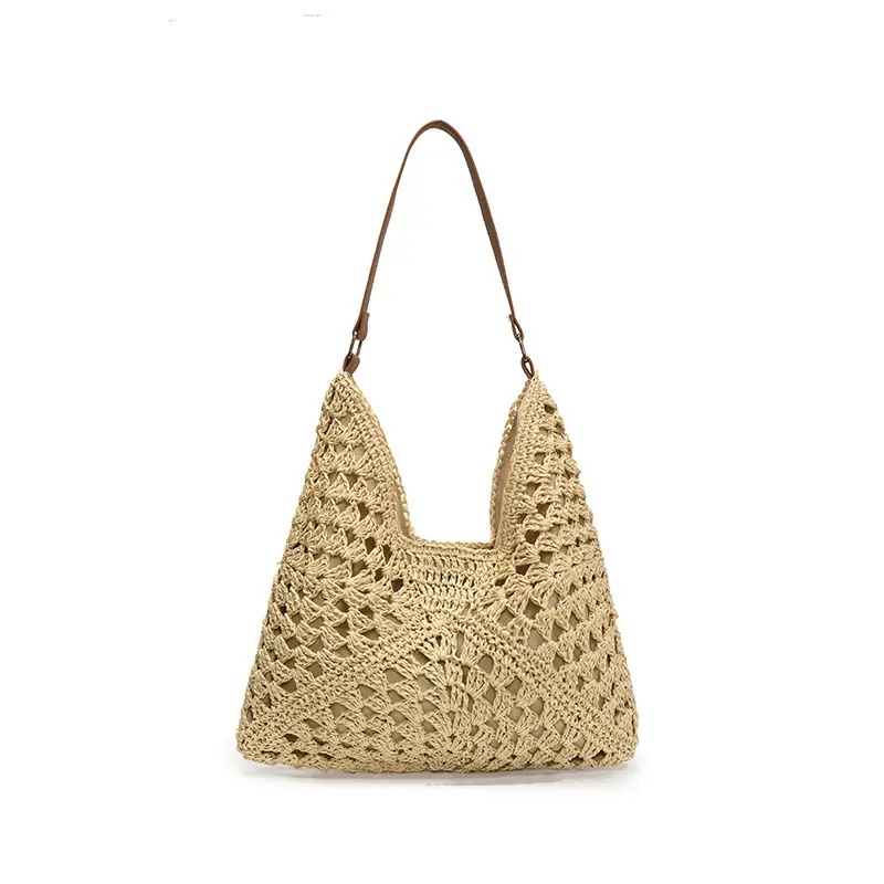 2025 Summer French Woven Straw Bag Large Capacity - Image 2