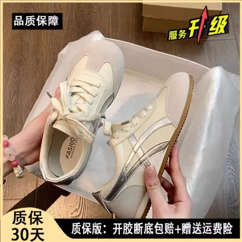 Trendy Internet-Famous White Sneakers for Women 2025 New Spring German Training Shoes Stylish Versatile Popular Ins Trend - Image 5