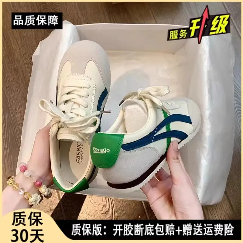Trendy Internet-Famous White Sneakers for Women 2025 New Spring German Training Shoes Stylish Versatile Popular Ins Trend - Image 6