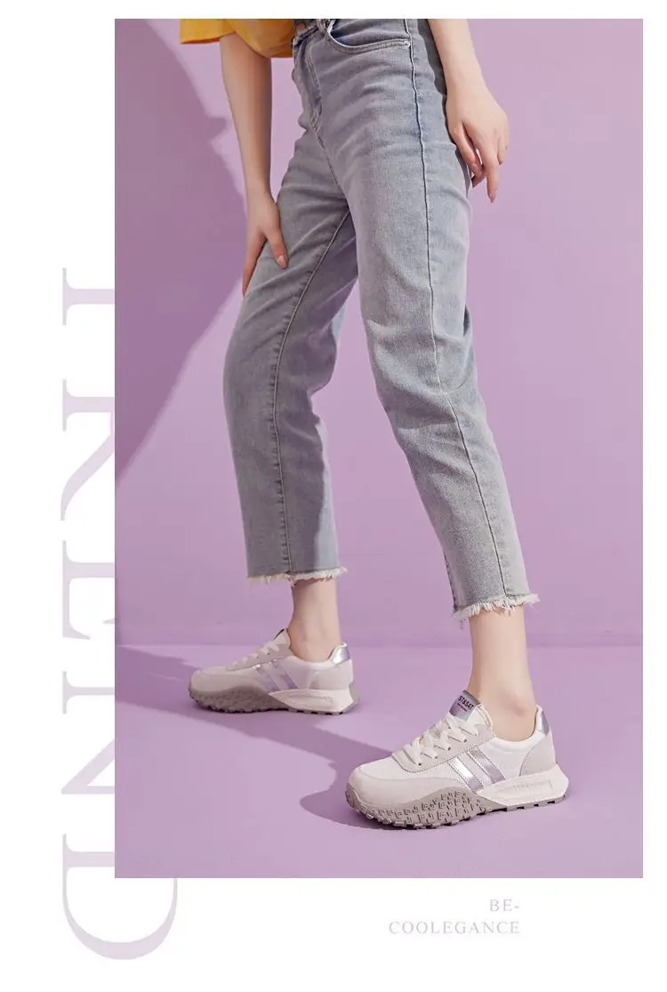 Women's Shoes Wholesale Autumn Fashion Fly-Knit Casual Shoes Low-Top Thin Breathable Lightweight Thick-Soled Height-Increasing Sneakers for Women — feature 10