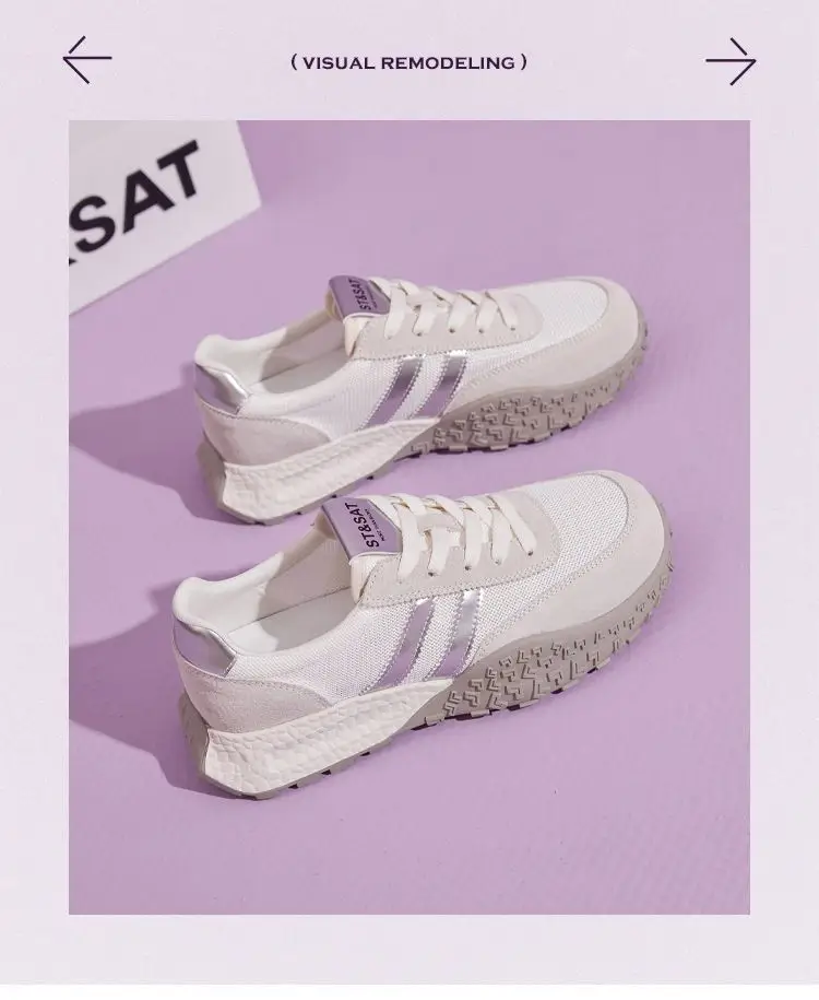 Women's Shoes Wholesale Autumn Fashion Fly-Knit Casual Shoes Low-Top Thin Breathable Lightweight Thick-Soled Height-Increasing Sneakers for Women — feature 13