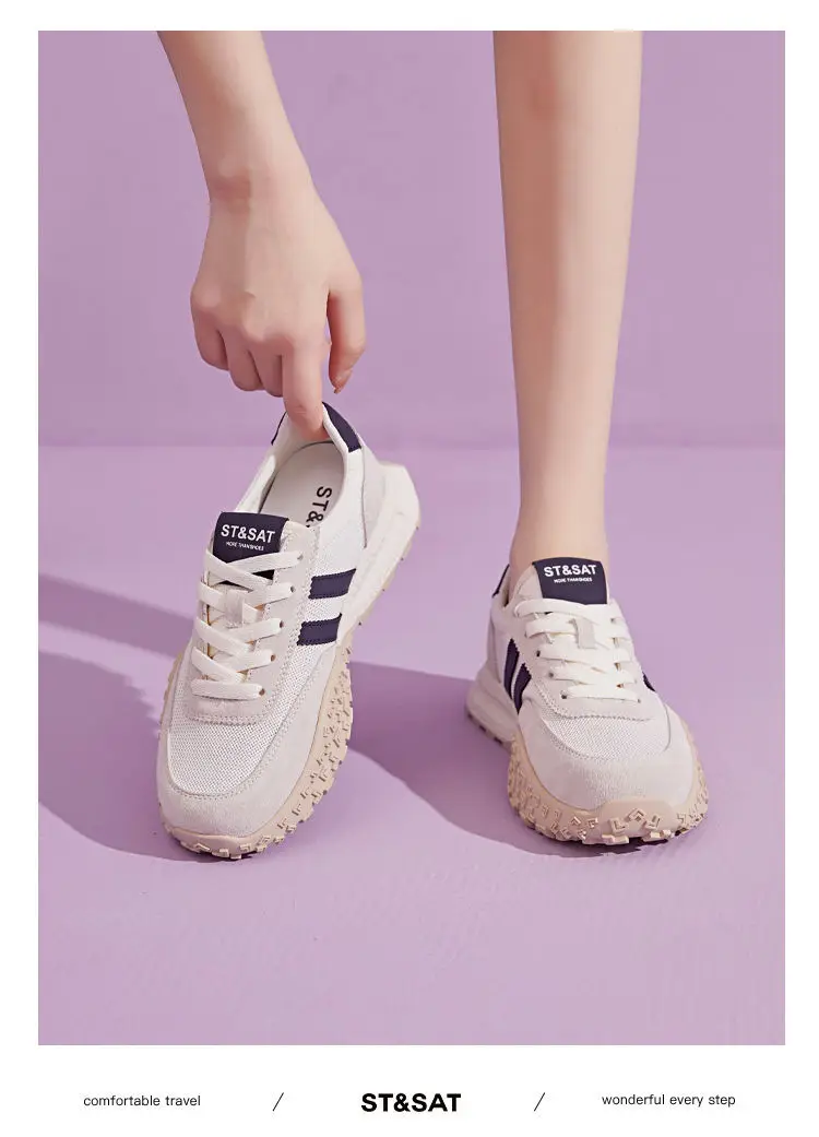 Women's Shoes Wholesale Autumn Fashion Fly-Knit Casual Shoes Low-Top Thin Breathable Lightweight Thick-Soled Height-Increasing Sneakers for Women — feature 16