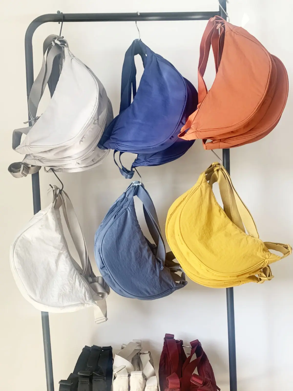 2025 Blue Nylon Crossbody Bag for Women