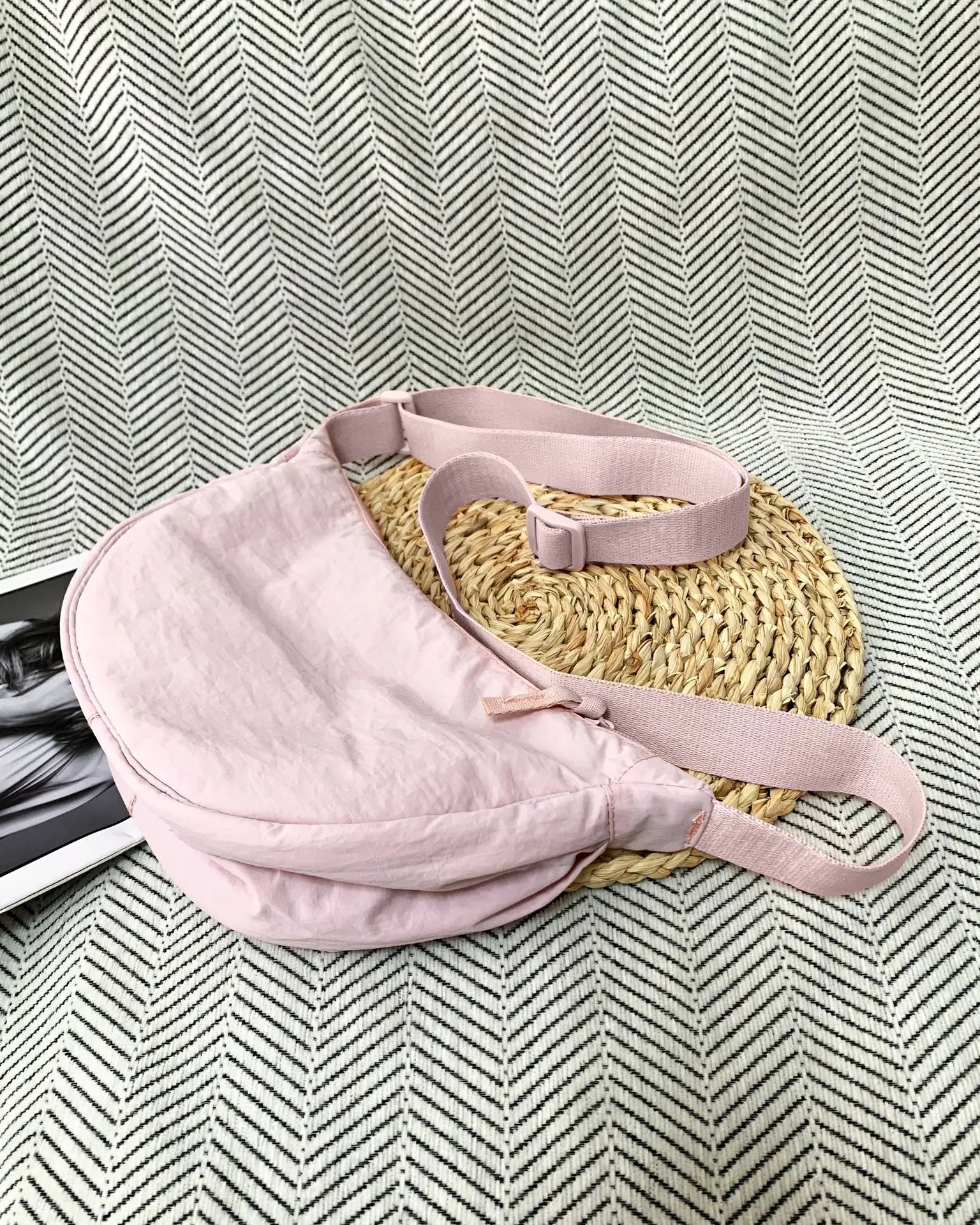 2025 Blue Nylon Crossbody Bag for Women