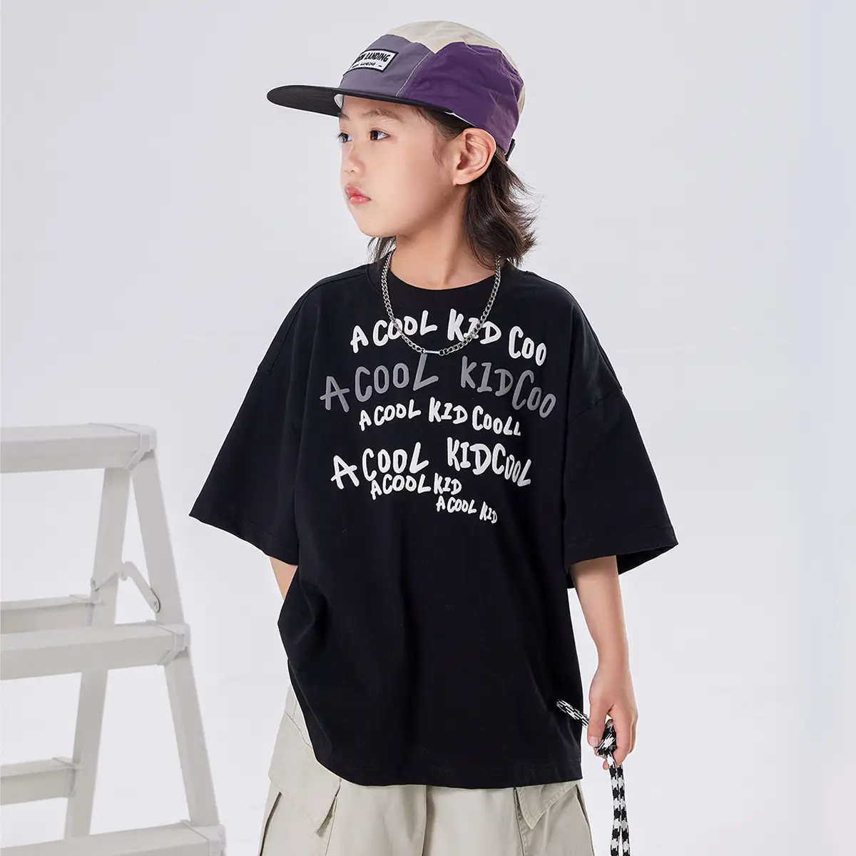 Boys Cotton T-Shirt Cool Kid Cool Cool Kids - Image 2