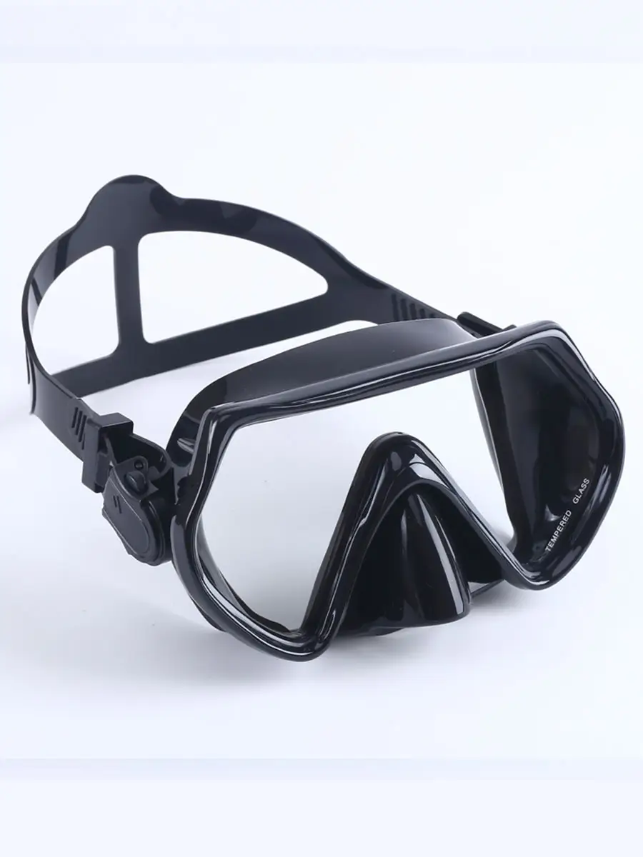 Snorkeling Set for Adults, Diving Goggles, Snorkel, High-Definition Vision, Large-Frame Diving Mask, Liquid Silicone