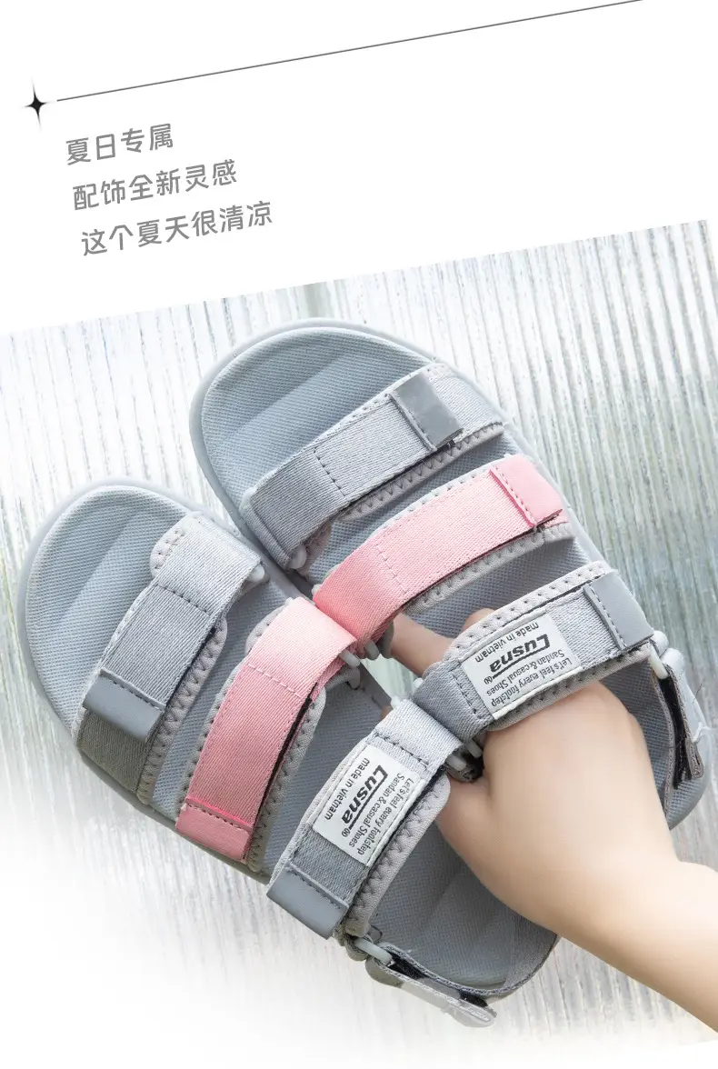 Summer New Korean-style Fashionable Sandals Girls High-end Beach Shoes Sports Open Toe Sandals Breathable for Outer Wear — feature 6
