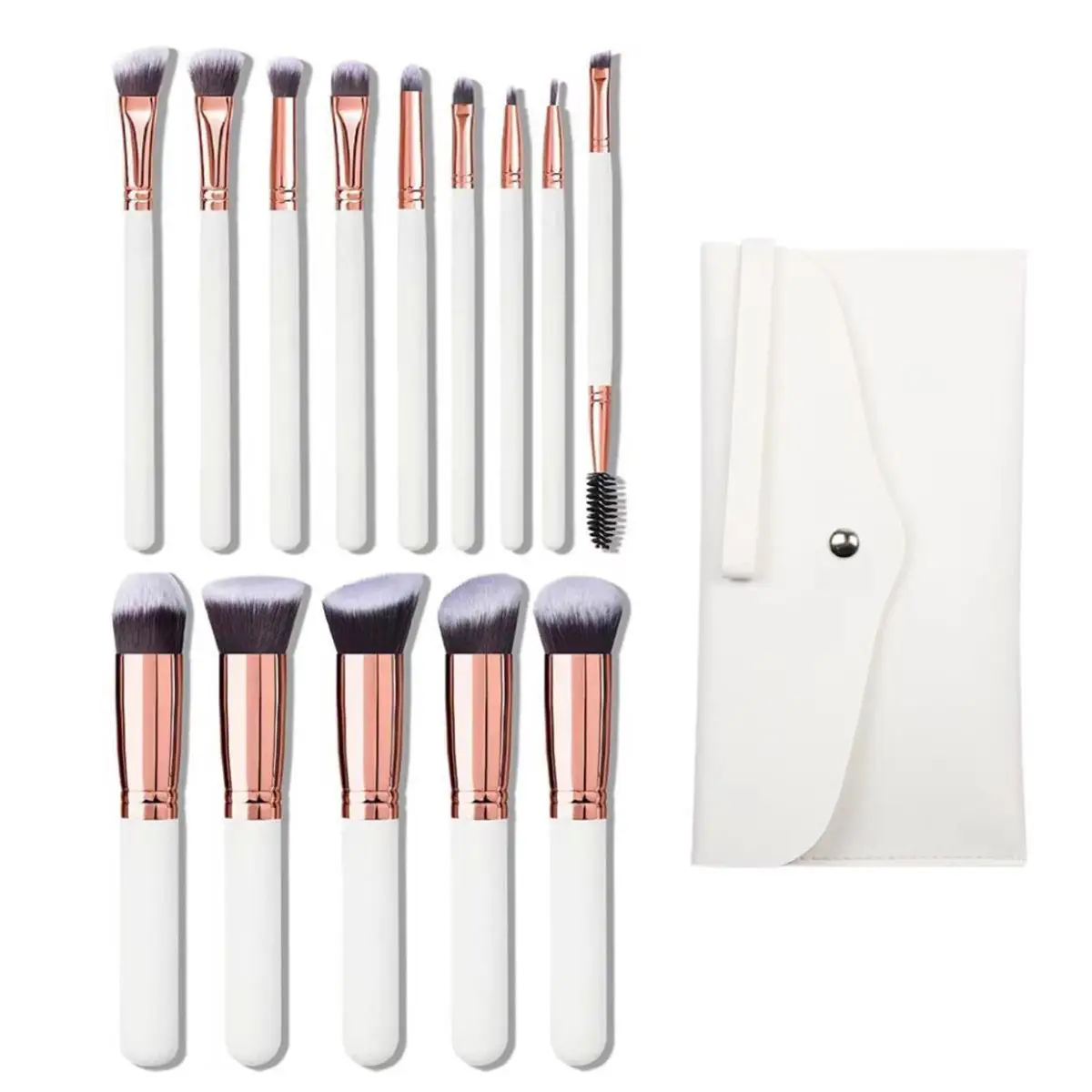 14-Piece Makeup Brush Set with Blush & Highlight Brushes β feature 12