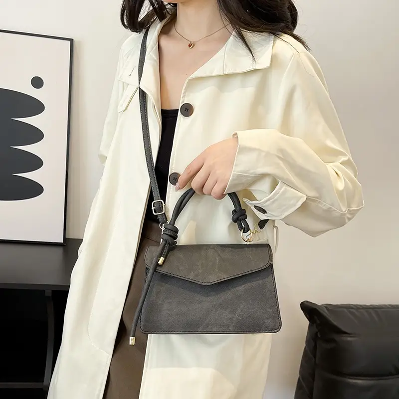 Vintage Frosted Women's Square Bag 2025 New Style - Image 9