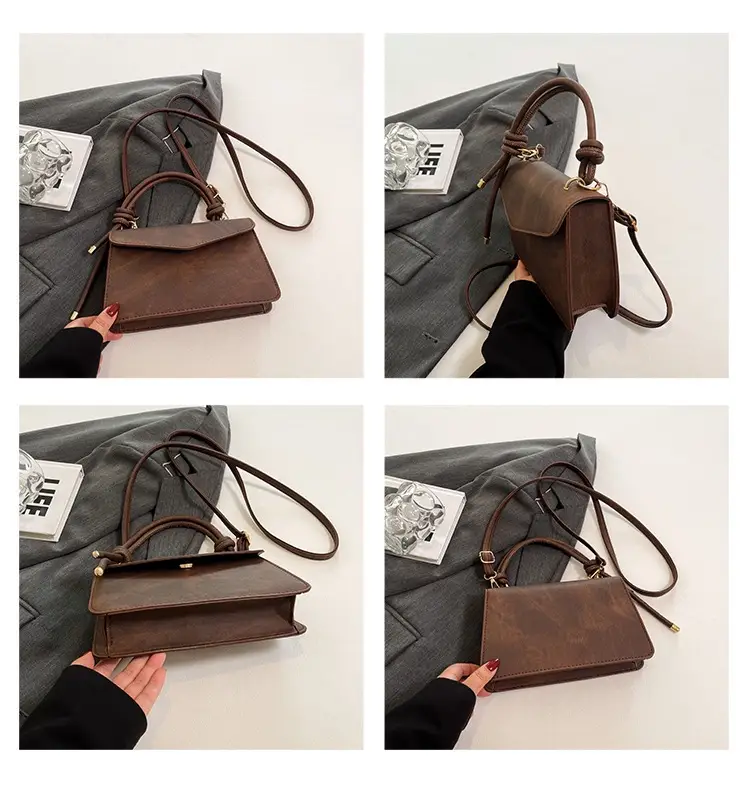 Vintage Frosted Women's Square Bag 2025 New Style — feature 13