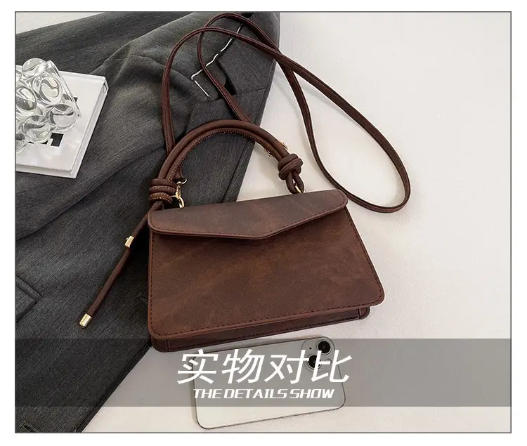 Vintage Frosted Women's Square Bag 2025 New Style — feature 9