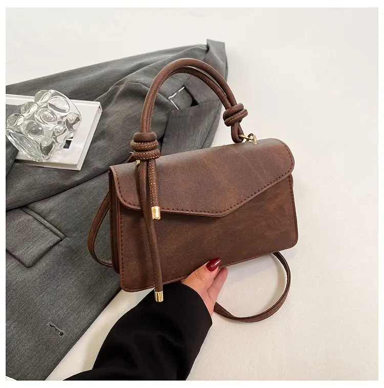 Vintage Frosted Women's Square Bag 2025 New Style - Image 3