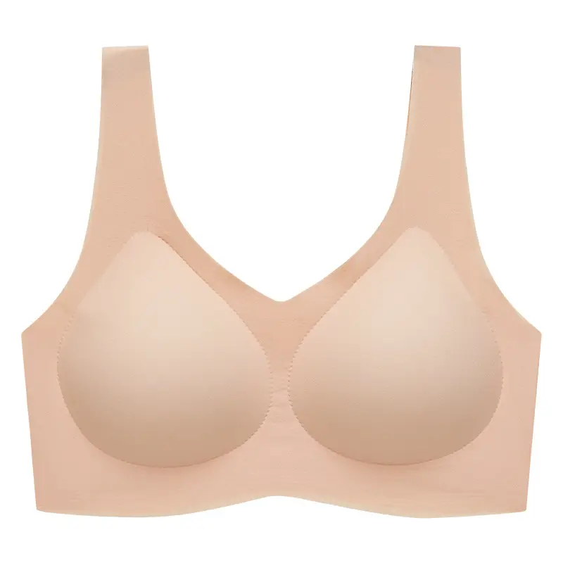 Seamless Bra for Women, Fully Fixed Bra Cups, Small Chest Push-Up, Wireless, Sports, Beautiful Back, Makes Large Breasts Appear Smaller