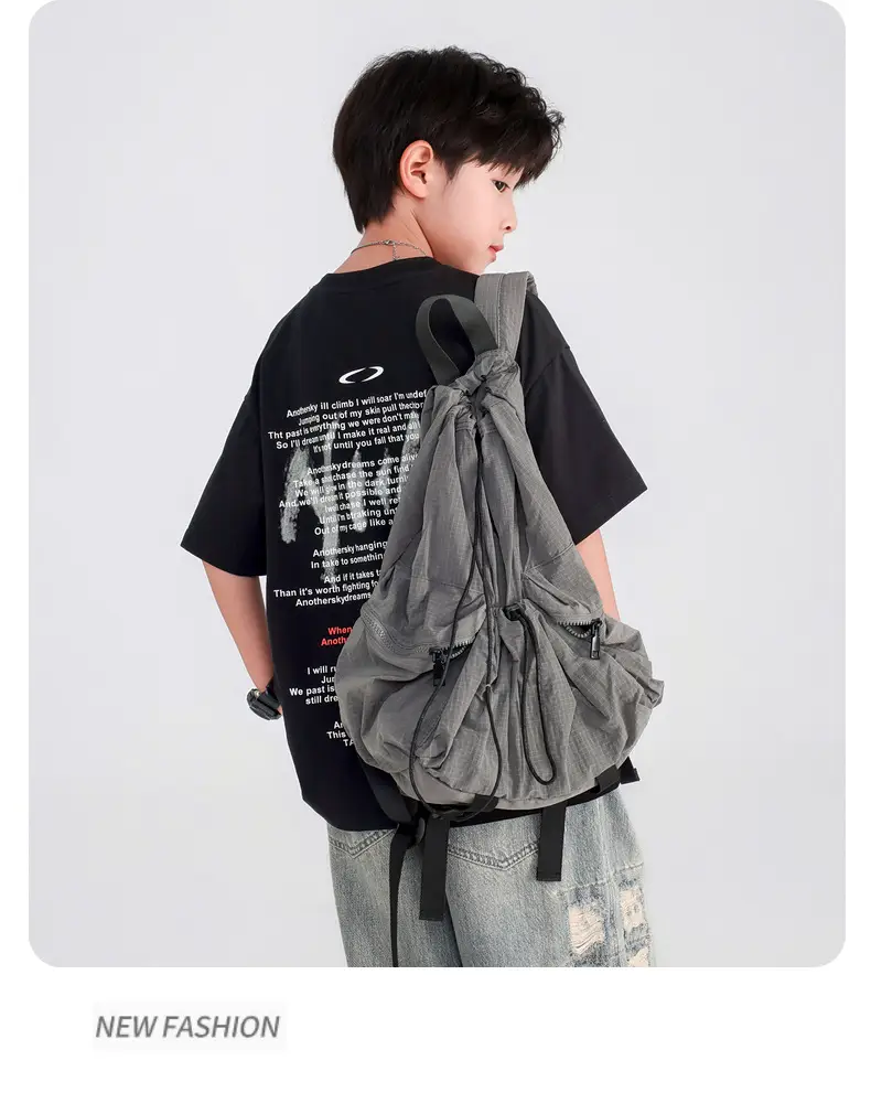 Boys White Korean Style Ice Short Sleeve T-Shirt 2025 — feature 25