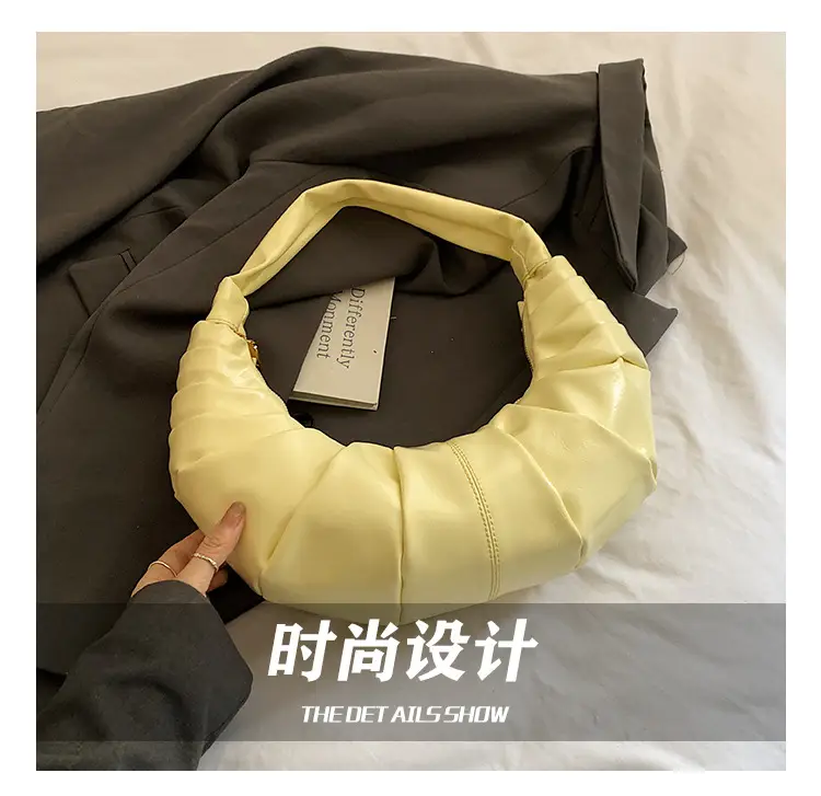 Silver Pleated Shoulder Bag for Women 2025 — feature 12