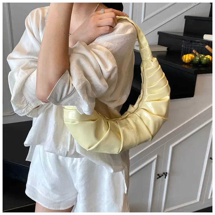 Silver Pleated Shoulder Bag for Women 2025 — feature 21