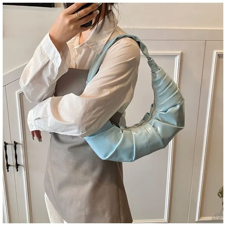 Silver Pleated Shoulder Bag for Women 2025 — feature 38
