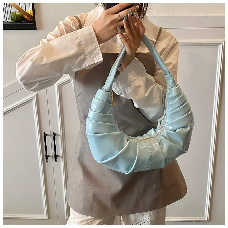 Silver Pleated Shoulder Bag for Women 2025 — feature 40