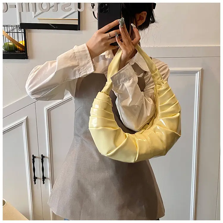 Silver Pleated Shoulder Bag for Women 2025 — feature 46