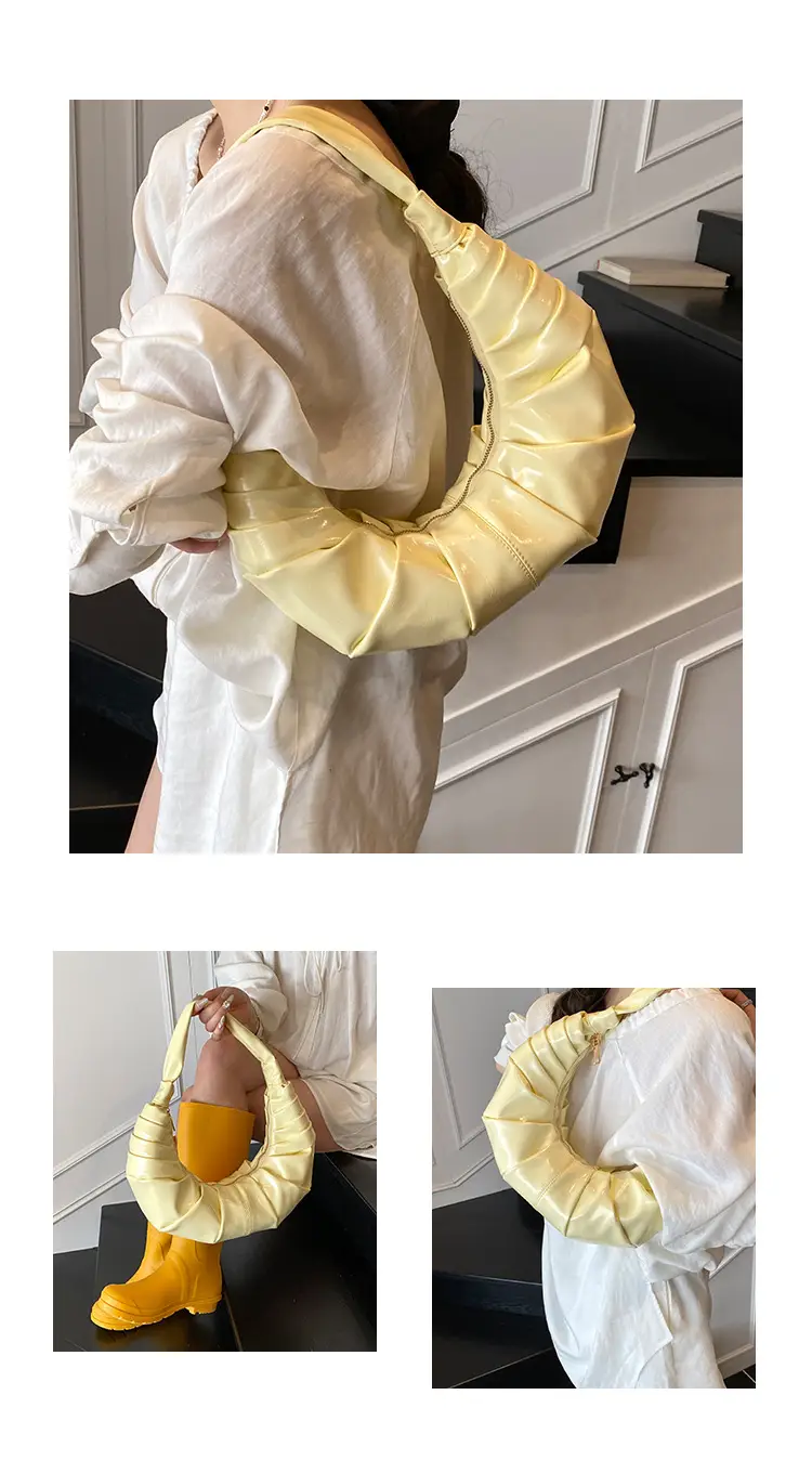 Silver Pleated Shoulder Bag for Women 2025 — feature 8