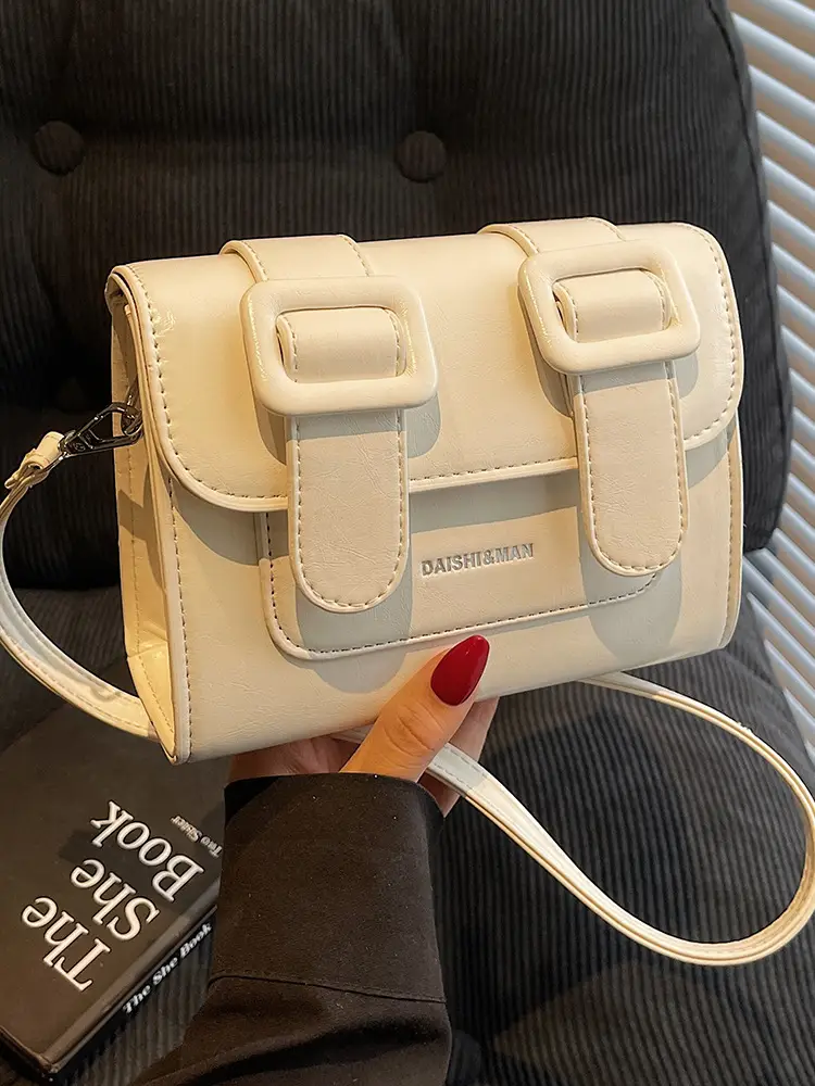 Women's 2025 Cambridge Crossbody Bag Cream Leather - Image 8