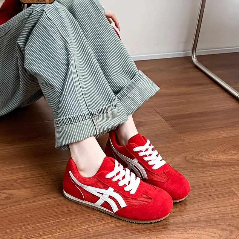 Mesh Breathable German Training Shoes for Women, White Sneakers, 2026 New Summer Versatile Thin Hollow-Out Running Shoes, Casual Sneakers - Image 9
