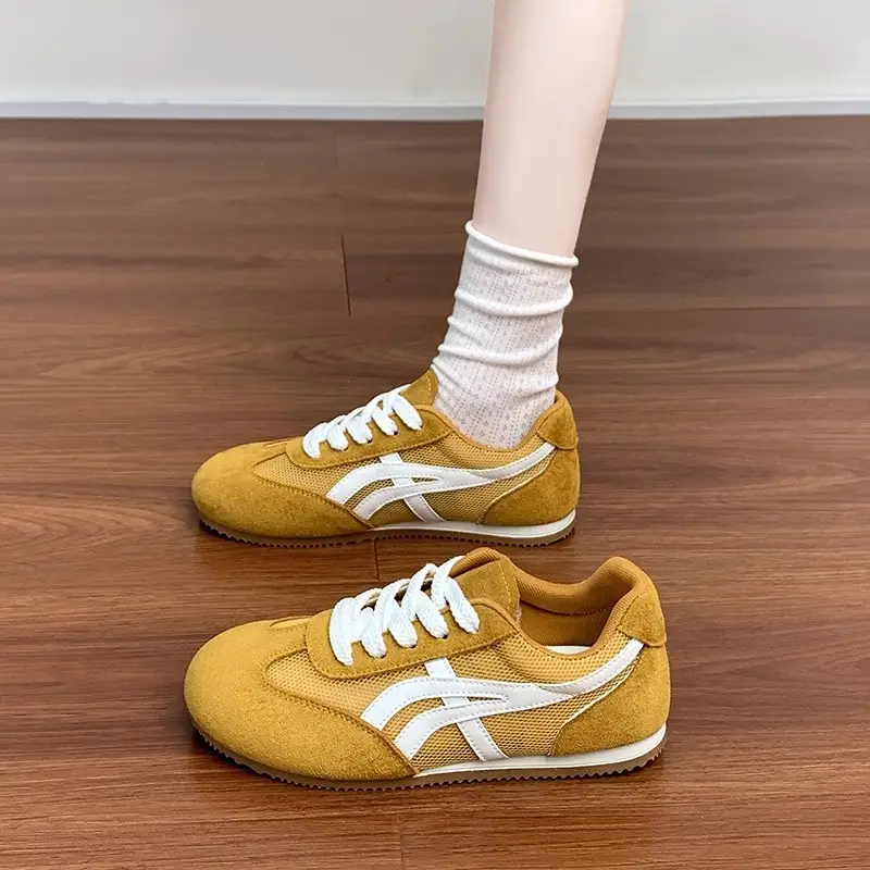 Mesh Breathable German Training Shoes for Women, White Sneakers, 2026 New Summer Versatile Thin Hollow-Out Running Shoes, Casual Sneakers - Image 2