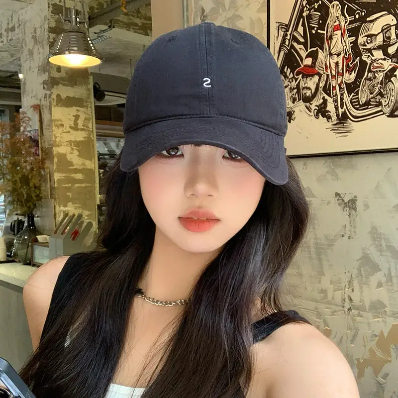 Black Korean Style Baseball Cap for Women Summer 2026 - Image 5