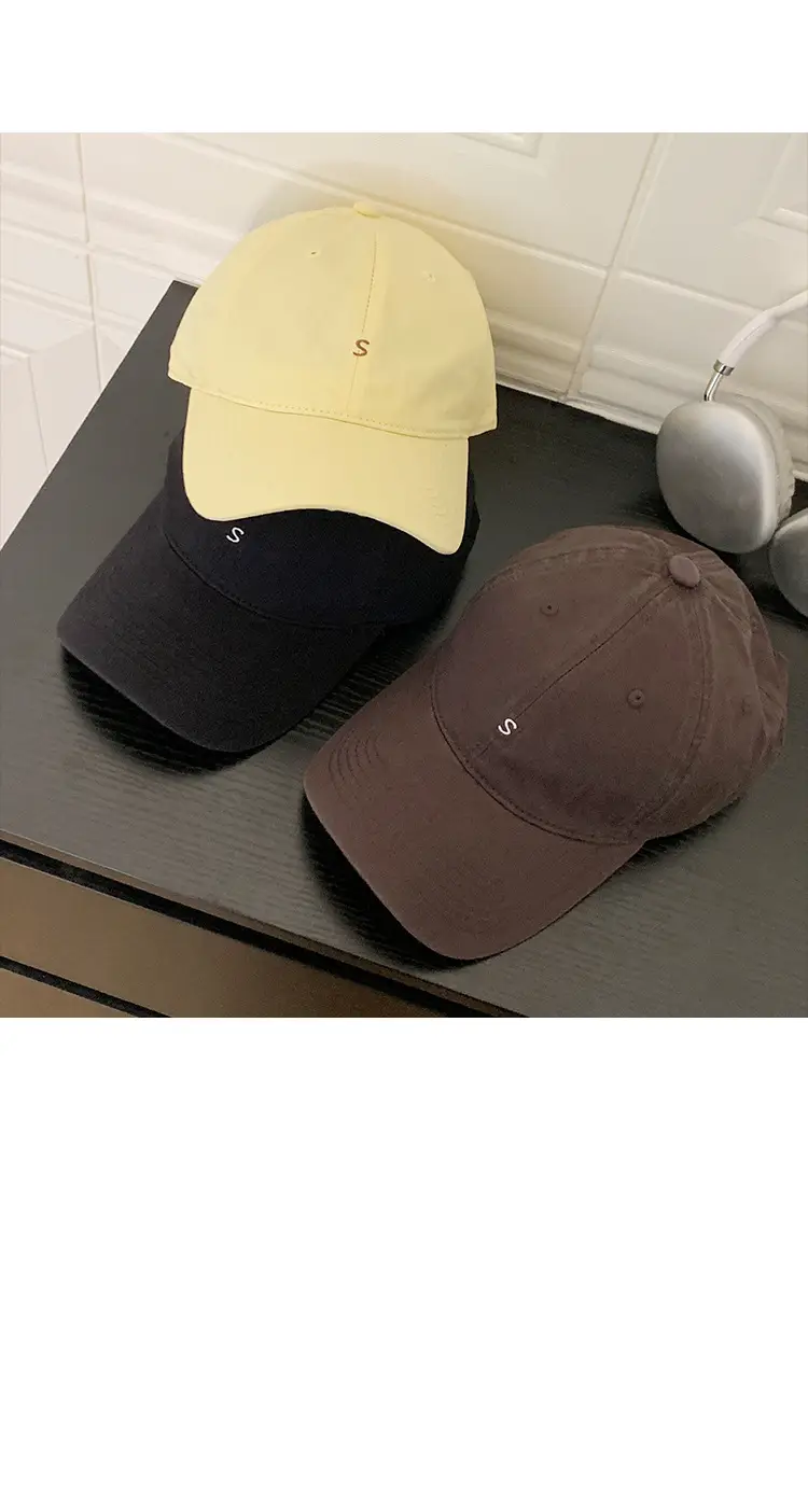 Black Korean Style Baseball Cap for Women Summer 2026 — feature 10