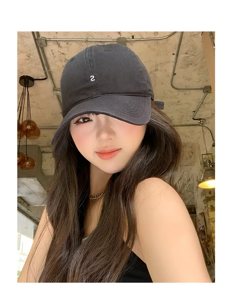 Black Korean Style Baseball Cap for Women Summer 2026 — feature 8
